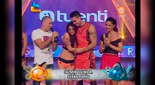 Jazmín Pinedo y Gino serán padres. 