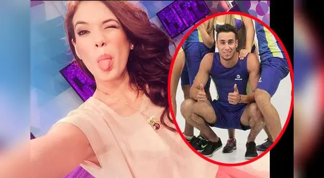 Jazmín Pinedo jala orejas a cuñado. 