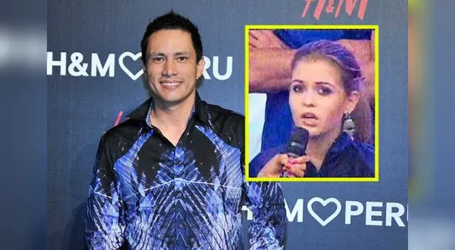 Renzo Costa se avergüenza de Brunella Horna. 