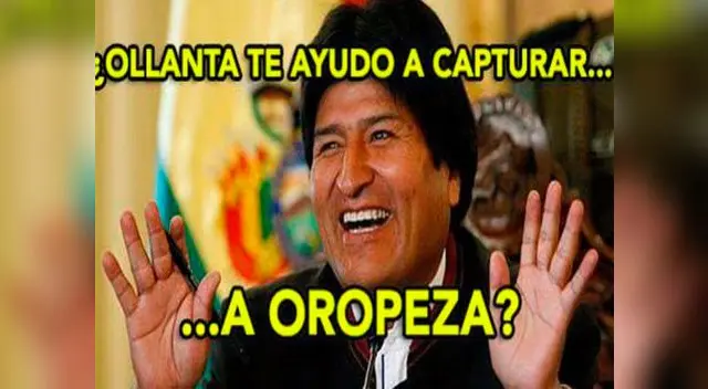 Presidente boliviano también se ofrece para ubicar al Tony Montana peruano. Presidente boliviano también se ofrece para ubicar al Tony Montana peruano.