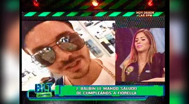 Fiorella Alzamora recibió un saludo de J. Balvin. 