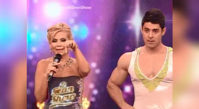 Gisela Valcárcel apoya al Hombre Roca en sus problemas con Andrea San Martín.