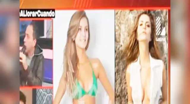 Laura Spoya antes de las cirugías.