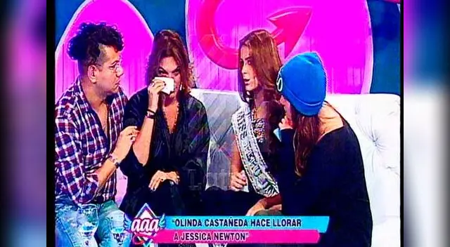 Newton lloró por palabras de Olinda y Spoya la chancó con comentarios despectivos. 