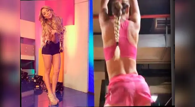 Sheyla Rojas entrena mucho. Sheyla Rojas entrena mucho.