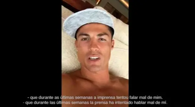 Cristiano Ronaldo arremeta contra la prensa. 