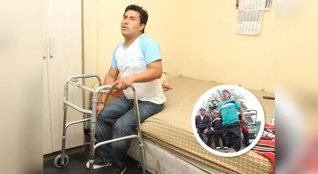 Cómico ambulante utiliza andador para desplazarse. Pompinchú también pasa difícil momento