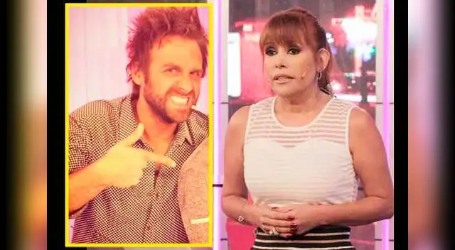 La pelea de Magaly Medina y Rodrigo González.  La pelea de Magaly Medina y Rodrigo González.