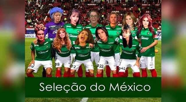 Famosas actrices mexicanas se ponen la camiseta. 