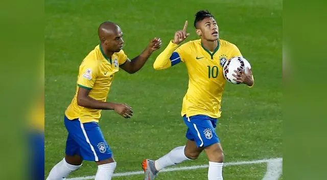 Neymar peritió la victoria de Brasil Neymar peritió la victoria de Brasil