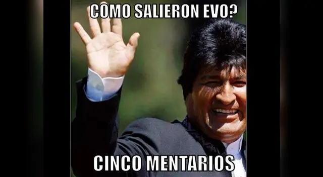 Evo Morales, sin comentarios tras goleada de Chile.