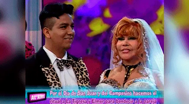 La pareja se dio el sí ante las cámaras de América TV