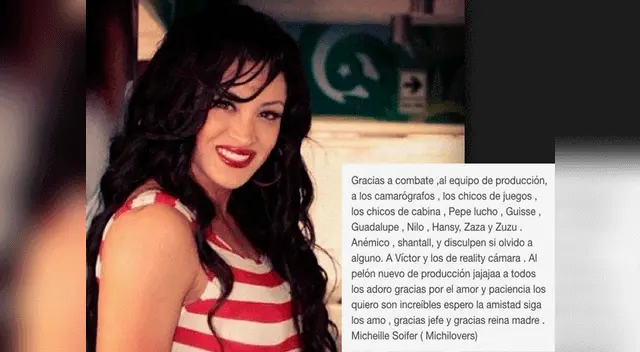 La modelo no dejó claro si seguirá o no en reality