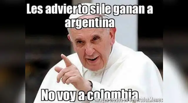 El papa Francisco también aparece en los memes. El papa Francisco también aparece en los memes.