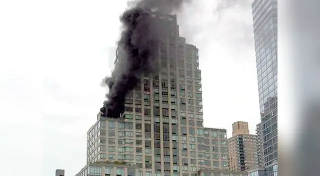 El fuego asustó a los neoyorquinos El fuego asustó a los neoyorquinos