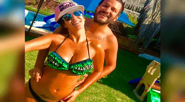 Así disfrutan su salida Tilsa Lozano y Miguelón