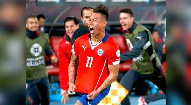Vargas fue el héroe chileno al anotar los dos goles Vargas fue el héroe chileno al anotar los dos goles