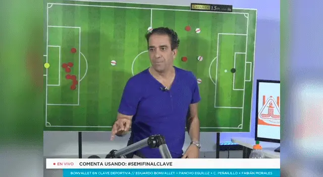 El comentarista no tuvo reparos para rajar de la escuadra peruana