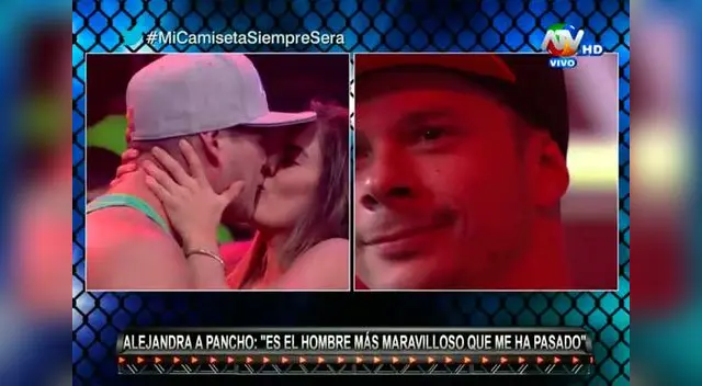 Pancho y Alejandra comen frente a Mario. 