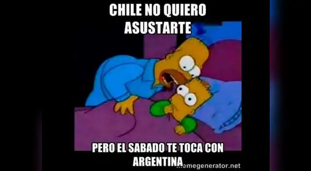 Chile y su temor de enfrentar a Argentina. 
