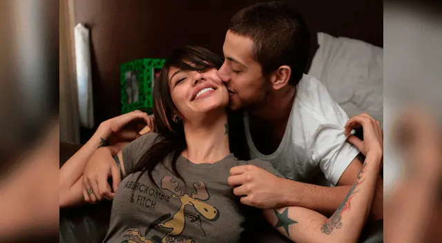 Angie Jibaja y Jean Paul Santa María