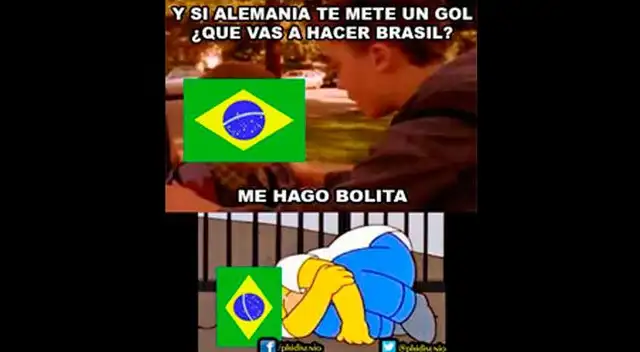 La impotencia de la 'canarinha' ante la avalancha de goles