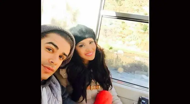 Michelle Soifer y Erick Sabater de vacaciones. 