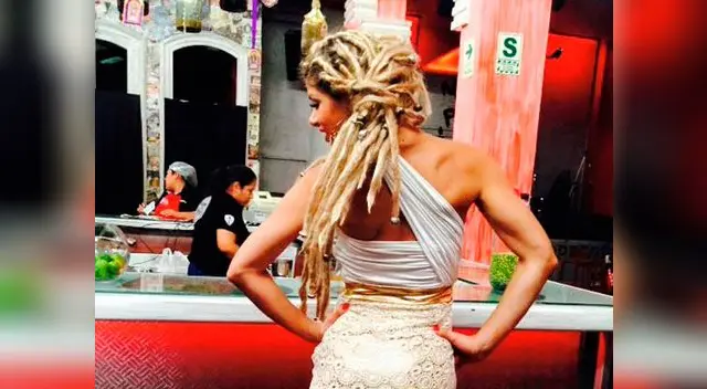 Xoana González y sus dreads. Xoana González y sus dreads.