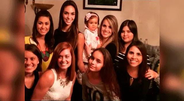 Natalie Vértiz y su familia Natalie Vértiz y su familia