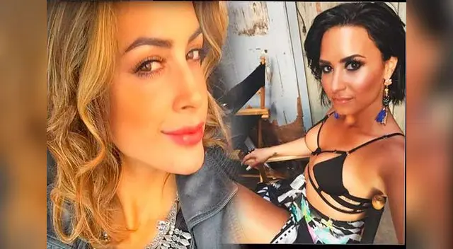 Milett Figueroa imita a Demi Lovato. Milett Figueroa imita a Demi Lovato.