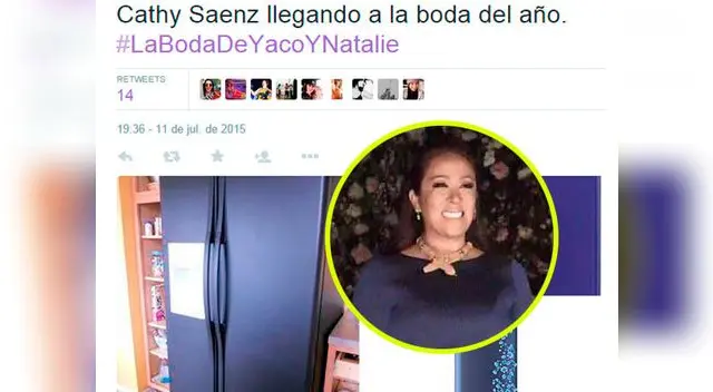 Cathy Saénz es blanco de burlas. Los cibernautas no pueden con su genio.