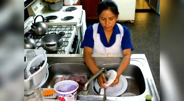 Según INEI, en el Perú hay 357,000 trabajadoras del hogar.