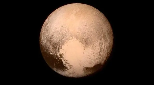 Imagen más nítida de Plutón obtenida ayer por New Horizons.