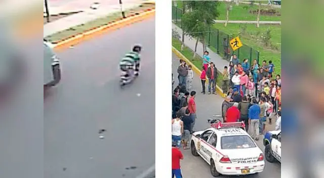 Aquí ocurrió accidente de menor, que fue enterrado ayer.