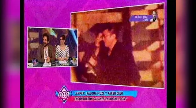 Karen Dejo y Paloma Fiuza viven noche de solteras. 