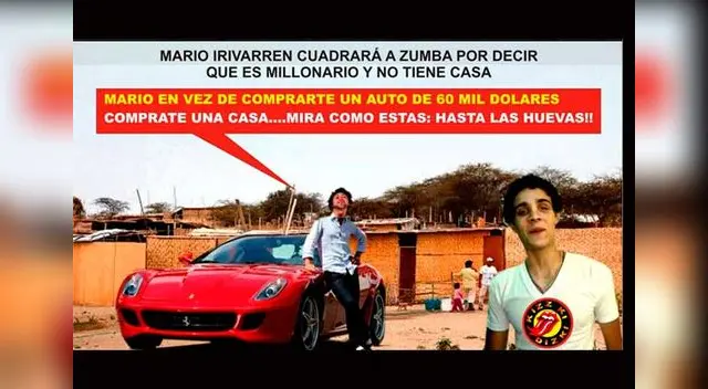 Meme de Zumba y Mario Irivarren. Meme de Zumba y Mario Irivarren.