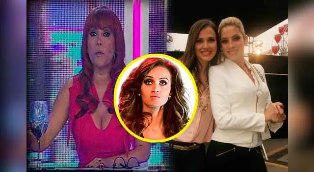 Magaly Medina defendió a Angie Arizaga de conductoras. 
