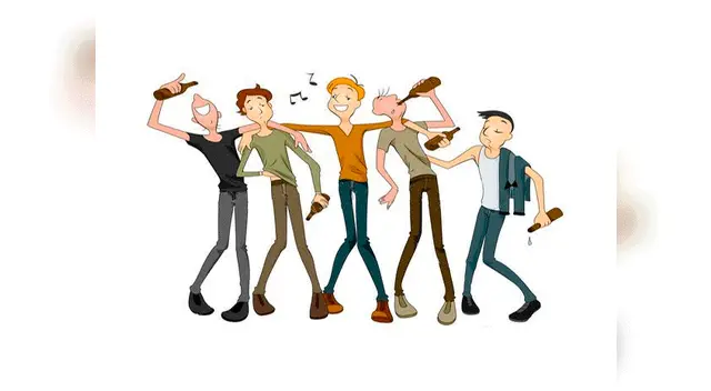 Mary Poppins, Ernest Hemingway, el profesor Chiflado y Mr. Hyde son los tipos de borrachos.