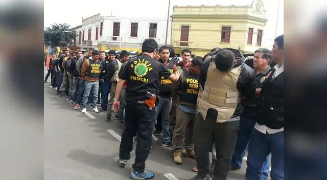 Los sujetos estaban armados