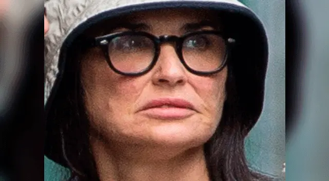 Demi Moore ya no luce sensual como antes
