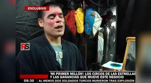 Pitillo pide respeto para circos y payasos de verdad. 