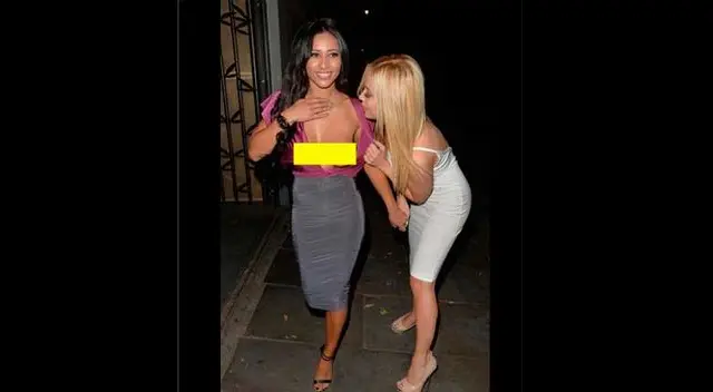 Melissa Reeves y Kayleigh Morris haciendo locuras, borrachas. Melissa Reeves y Kayleigh Morris haciendo locuras, borrachas.