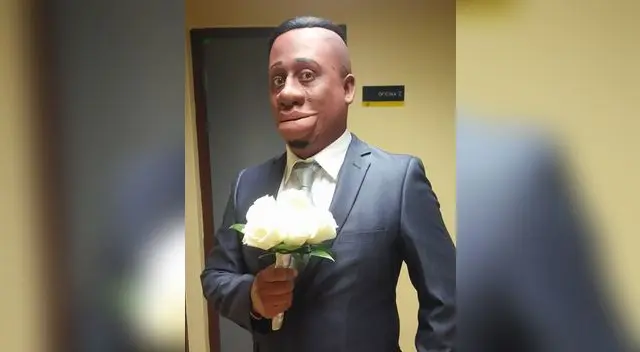 Miguel Moreno como la foquita Farfán. 