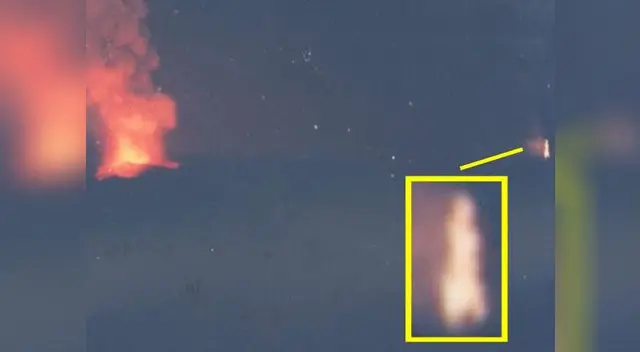 ¿Era o no un ET la figura que aparece sobre el volcán Popocatépetl?