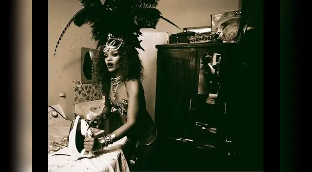 Rihanna, la reina del carnaval. 