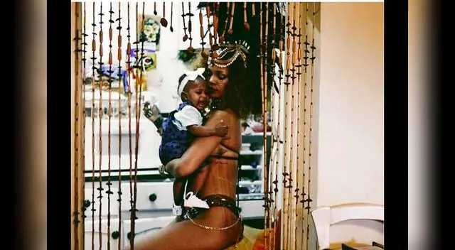 Rihanna, la reina del carnaval. 