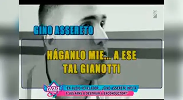 Gino Assereto contra Gianotti. Gino Assereto contra Gianotti.