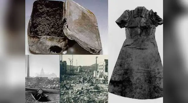 Las prendas y el ambiente que se vivió en la catástrofe. Las prendas y el ambiente que se vivió en la catástrofe.