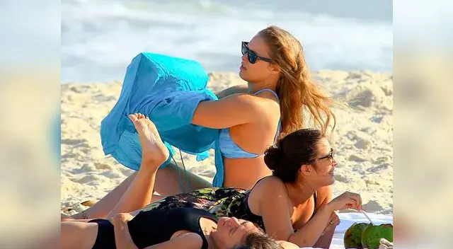 Ronda Rousey en Río de Janeiro.