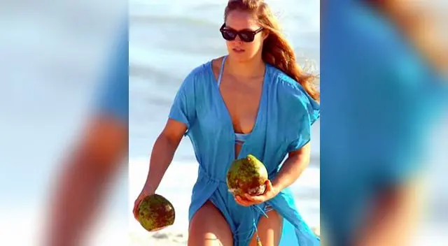 Ronda Rousey en Río de Janeiro.